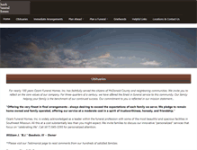 Tablet Screenshot of ozarkfuneralhome.com